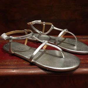 Silver Brenda Sandal